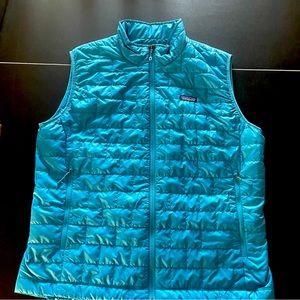 Patagonia men’s neon puff vest